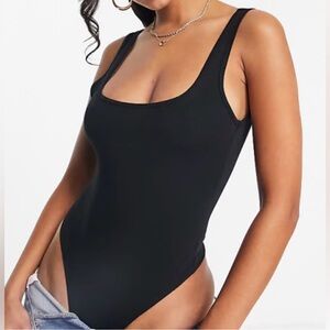💕asos Design Black Bodysuit